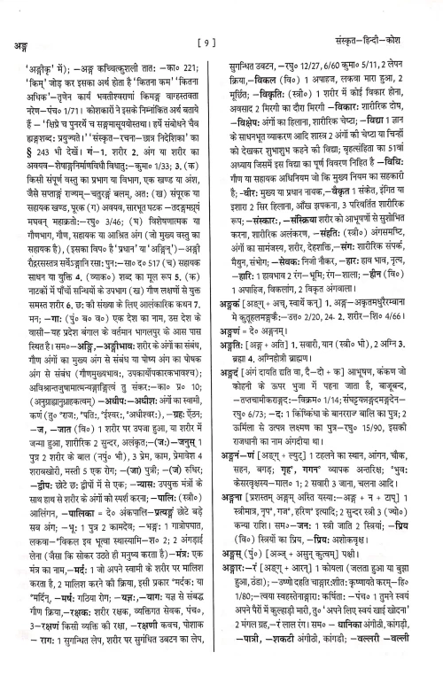 Sanskrit Hindi Kosh ( Pr.S.S.177)